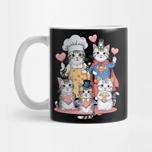 Cats Love Funny Cat lovers shirt Mug